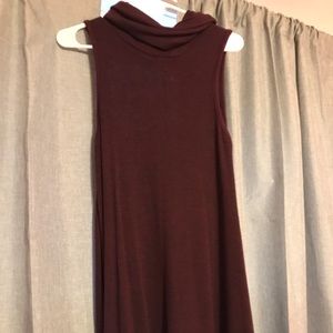 Maroon Sweater dress